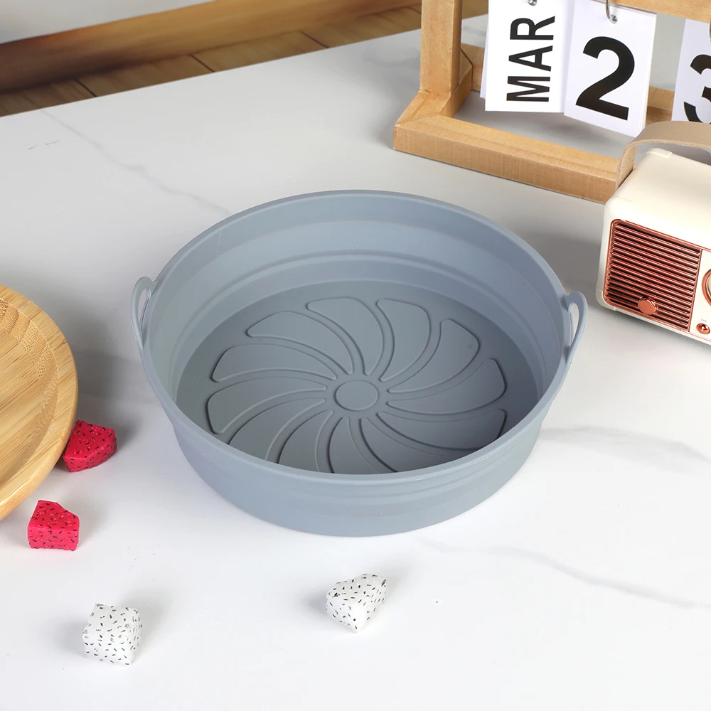 8 inch Round Cake Pans Silicone Cake Molds for Baking, Nonstick Baking Pans for Layer Cake, Cheese Cake and Chocolate Cake