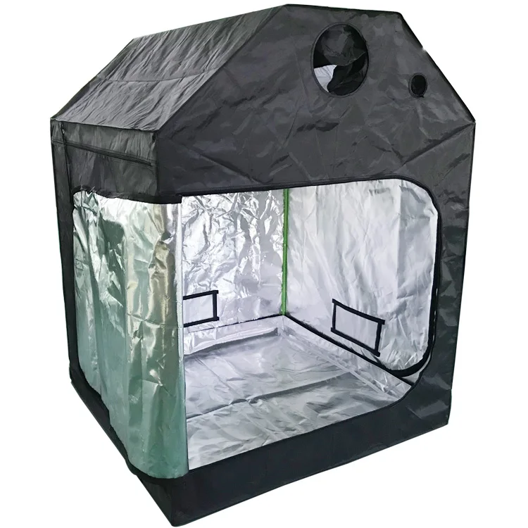 Customized 120x120x180CM 48x48x71inch 600D Hydroponic Roof Cube Grow Tent for Plant Growth