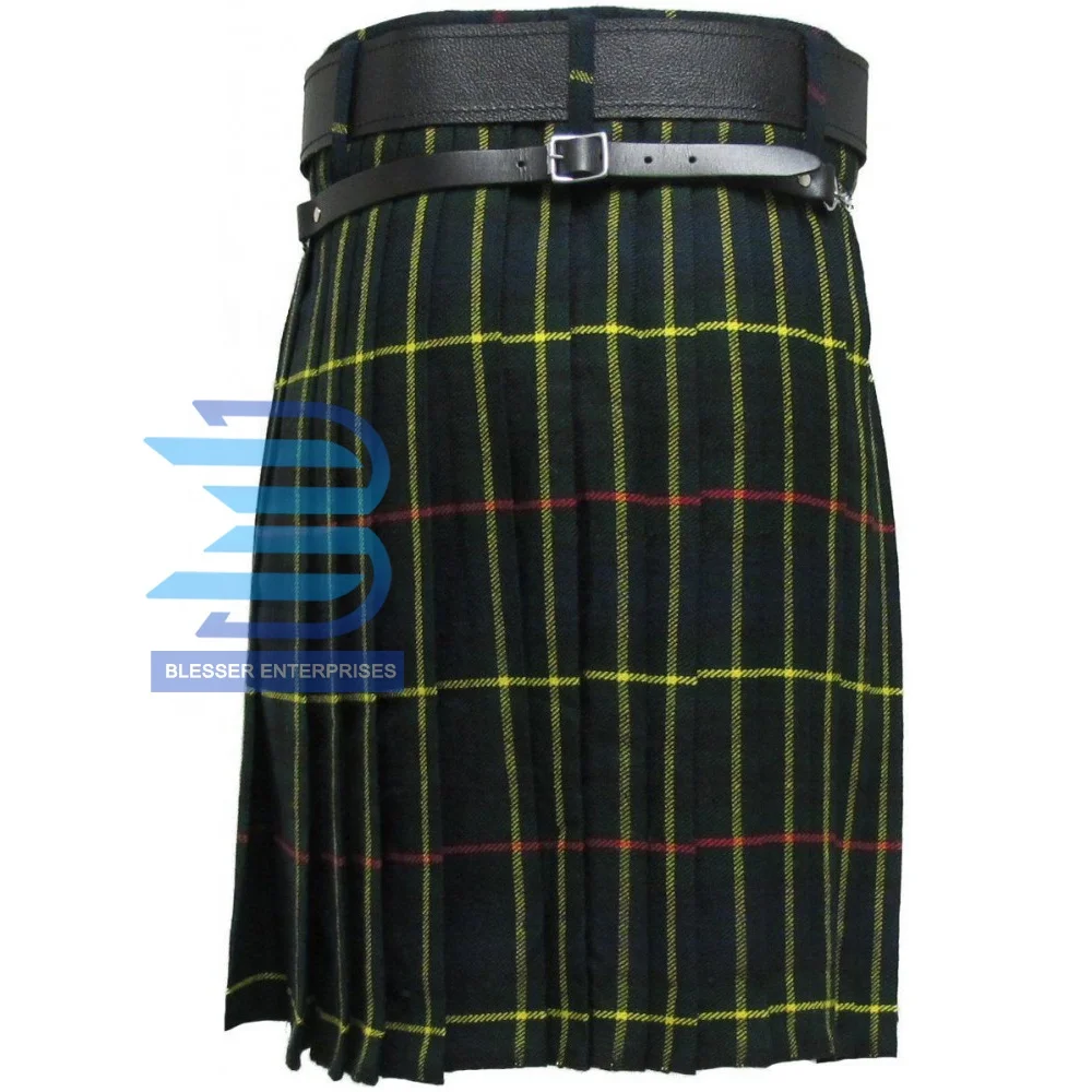 Черная юбка-часы Kilt/традиционная юбка HighLand/шотландские юбки