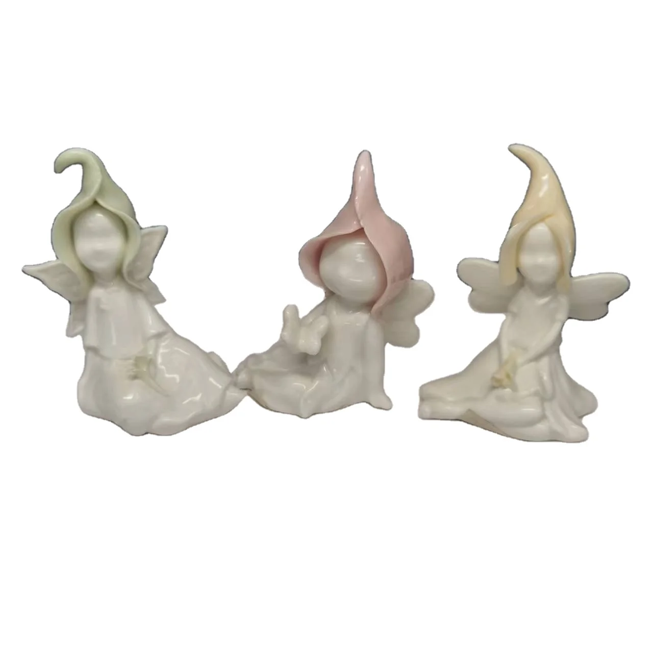 colors ceramic small fairy folk handmade OEM customized Europe art