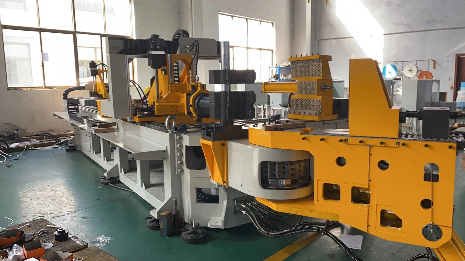 DW63CNC 5A3S exhaust pipe and tube Muffler Mandrel Tube Bender CNC Pipe Bending Machine