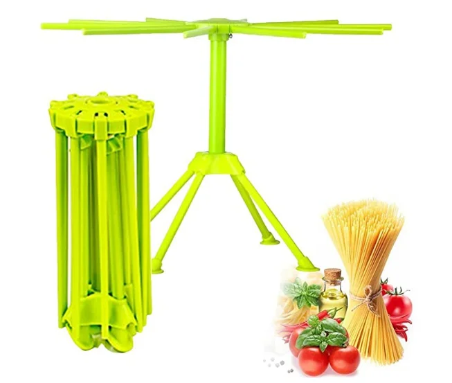 plastic collapsible small kitchen Pasta dried noodle drying rack folding stand tools