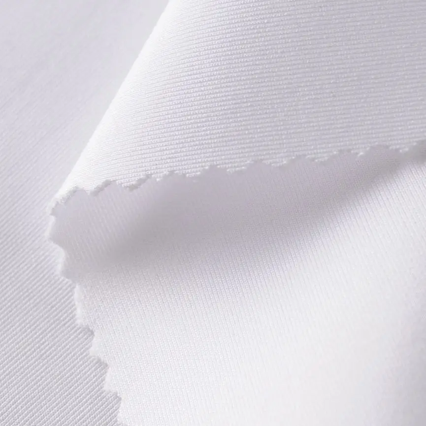 100% Polyester   High Quality   120GSM  Mesh Interlock Memory Sportswear Fabric 100% Stretchy Heat Transfer Knitted Technique