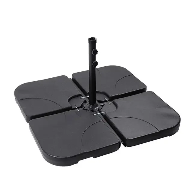 Custom garden folding sun terrace umbrella base outdoor beach cantilever umbrella base stand outdoor patio umbrella base stand