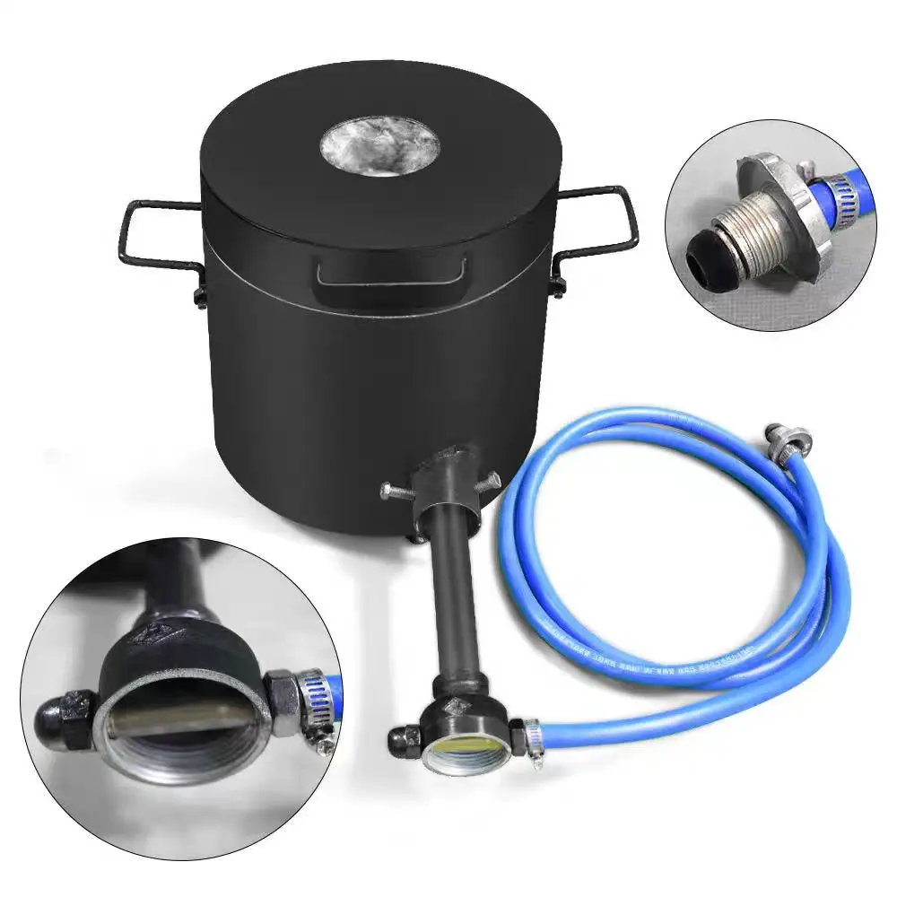 R For Melting Customized High Quality Cheap Price 6kg Graphite Crucible And Gas Metal Propane Furnace