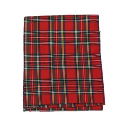 Stock christmas 100% polyester red and green plaid fabric for uniforms, shoes, bags, accessories, school uniforms