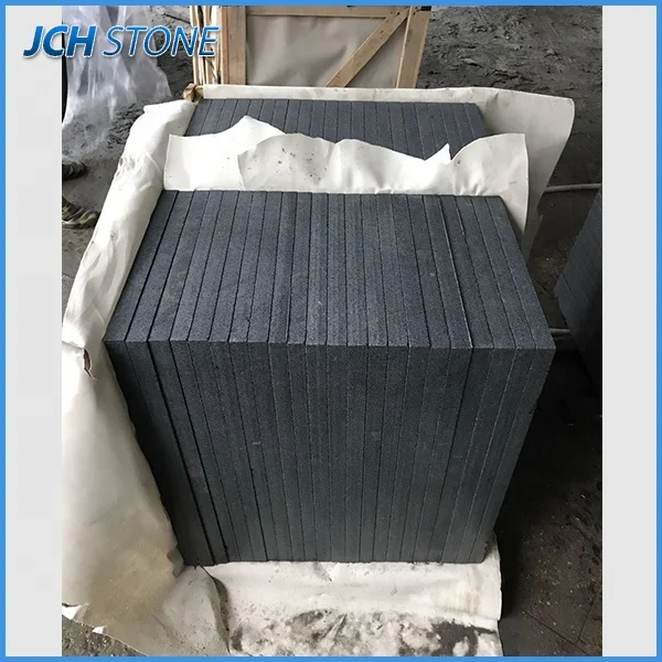 G654 dark grey granite stone tiles Padong dark China impala black slabs