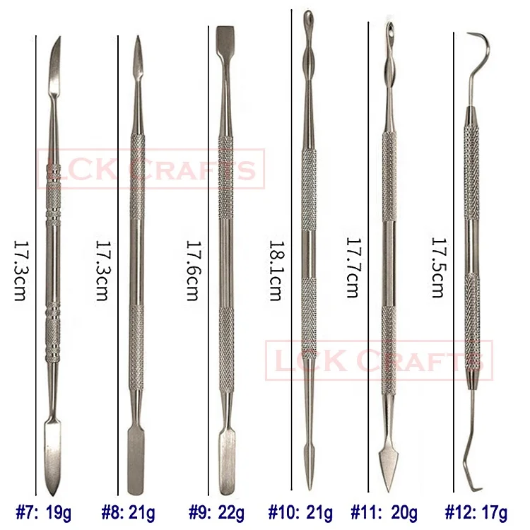 Stainless Steel Clay Tools Modeling Ceramic Pottery Wax Carving Knife Sculpture Sculpt Hobby Craft Kit Polymer Clay Tools