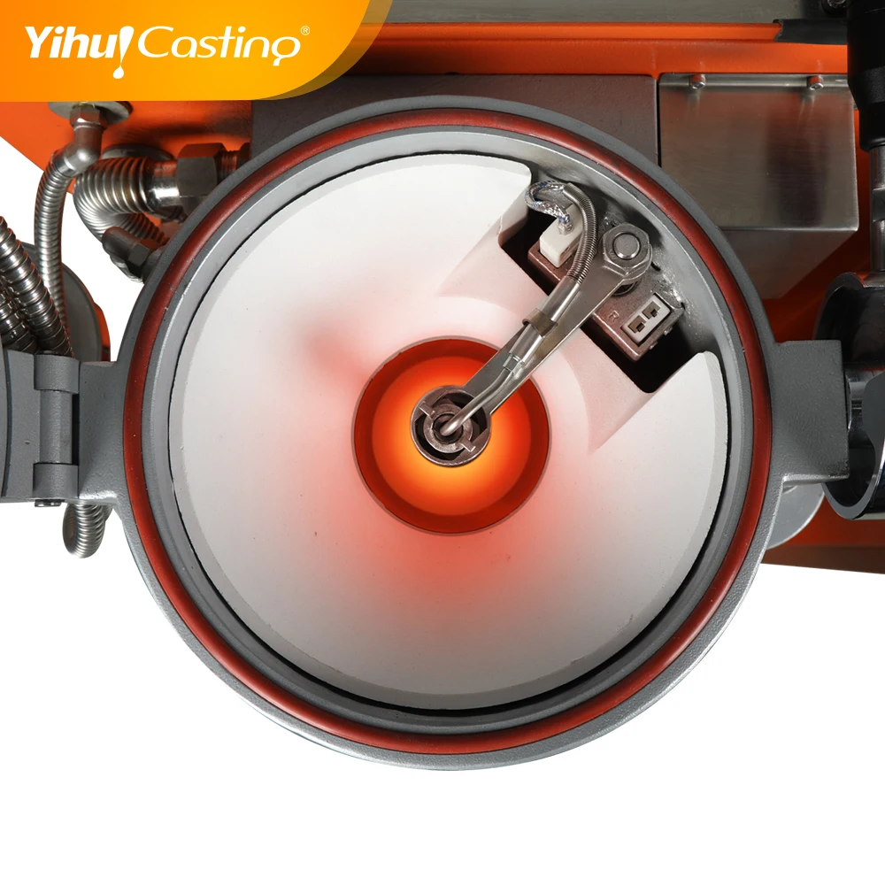 High efficiency  new technology vacuum pressure jewelry 2.5kg casting machine for gold and silver with touch panel