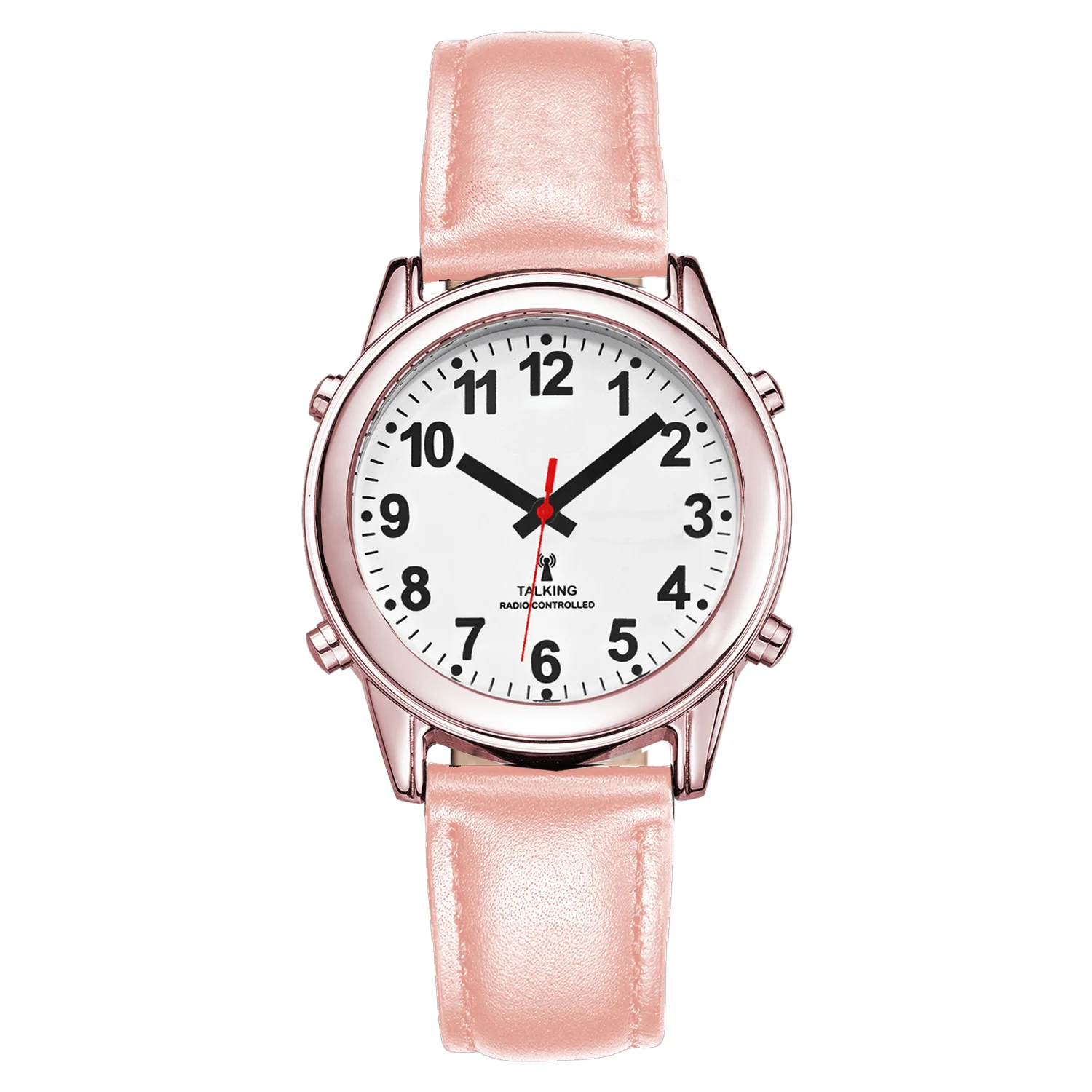 Atomic Talking Watch Radio controlled Watch Speaks the time  with clear and loud voice for Visually impaired, Elderly or Blind