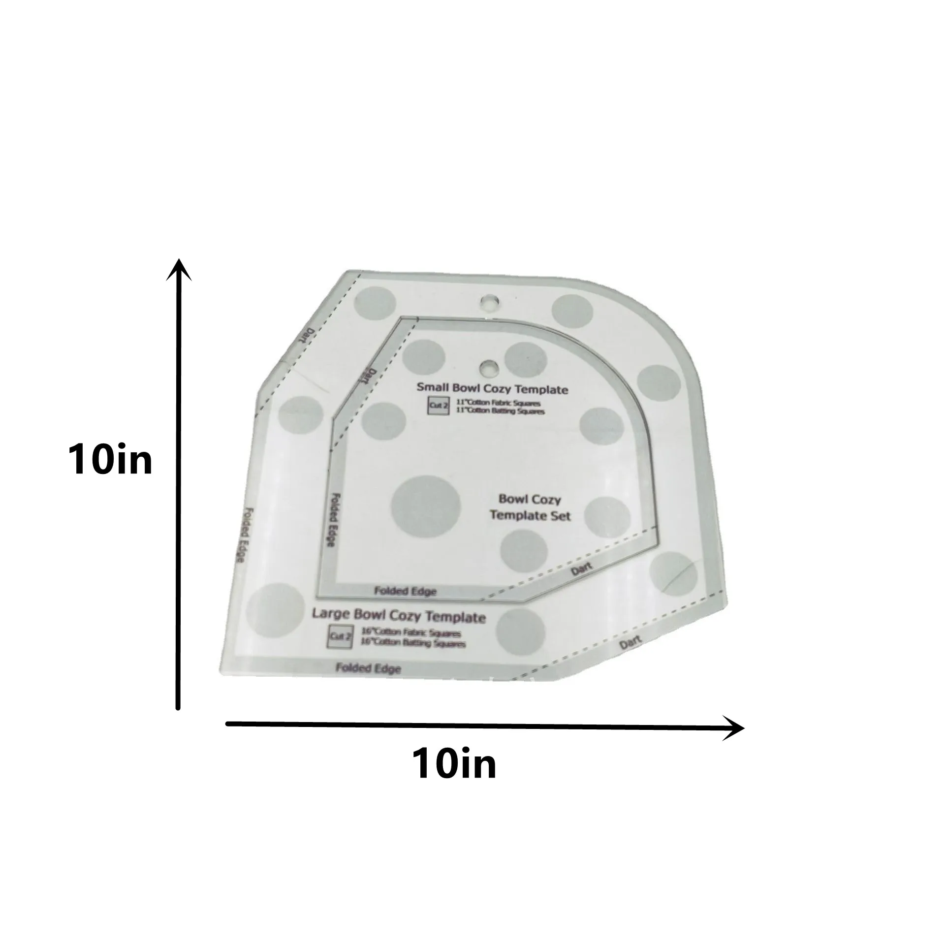 Dropshipping Bowl Template Cutting Ruler Set Bowl Pattern Template Acrylic DIY Craft Bowl Wrap Sewing Pattern Template Ruler