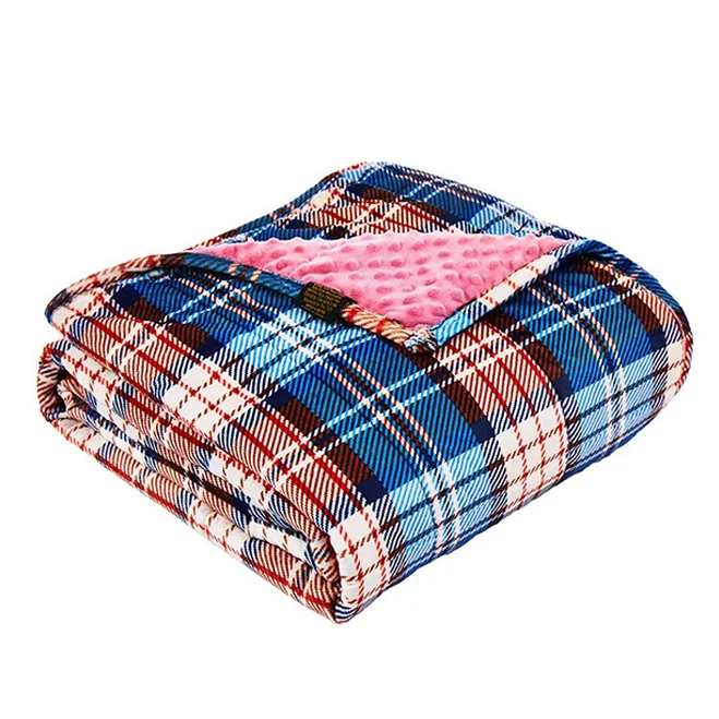 
Customized King Size Bed Adult 100% Soft Cotton and Glass Beads White Adult Weighted Blanket for Couple 