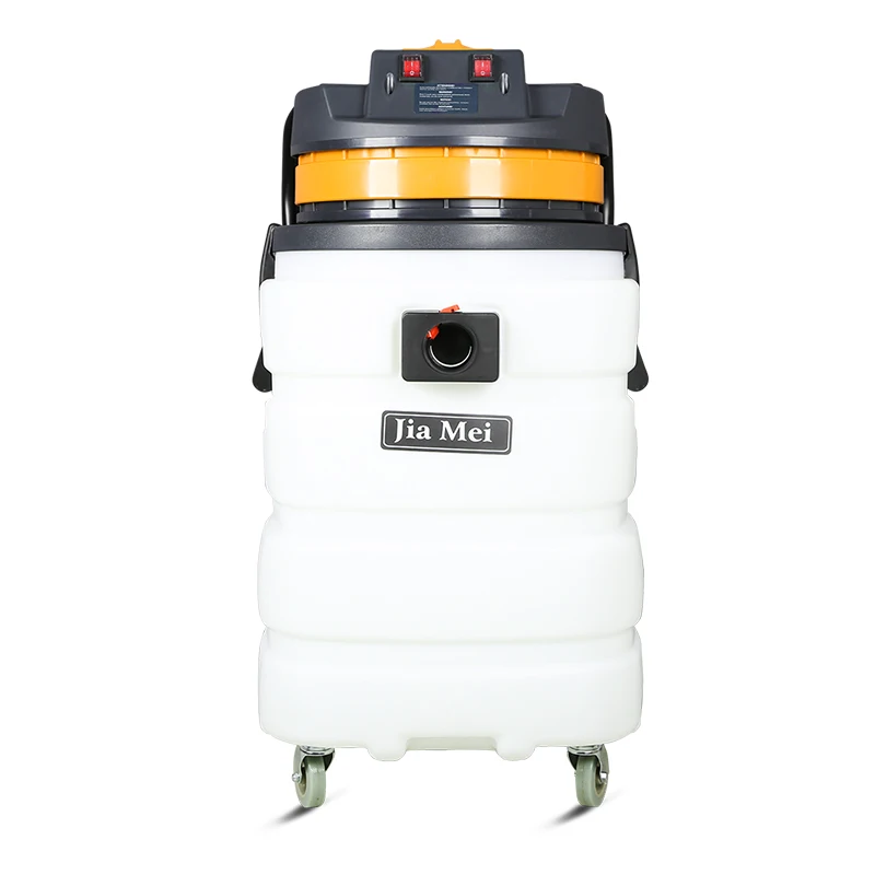 Yellow 90L Vacuum Cleaner Powerful High Power Factory Workshop Dust Decoration Commercial Water Suction Machine Equipment