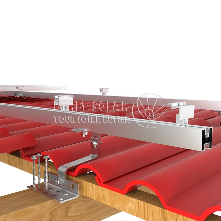 Egret Aluminium Roof Hook Bracket System Solar Mounting Clamps for Mental Roof Easy-to-Install Durable and Weatherproof