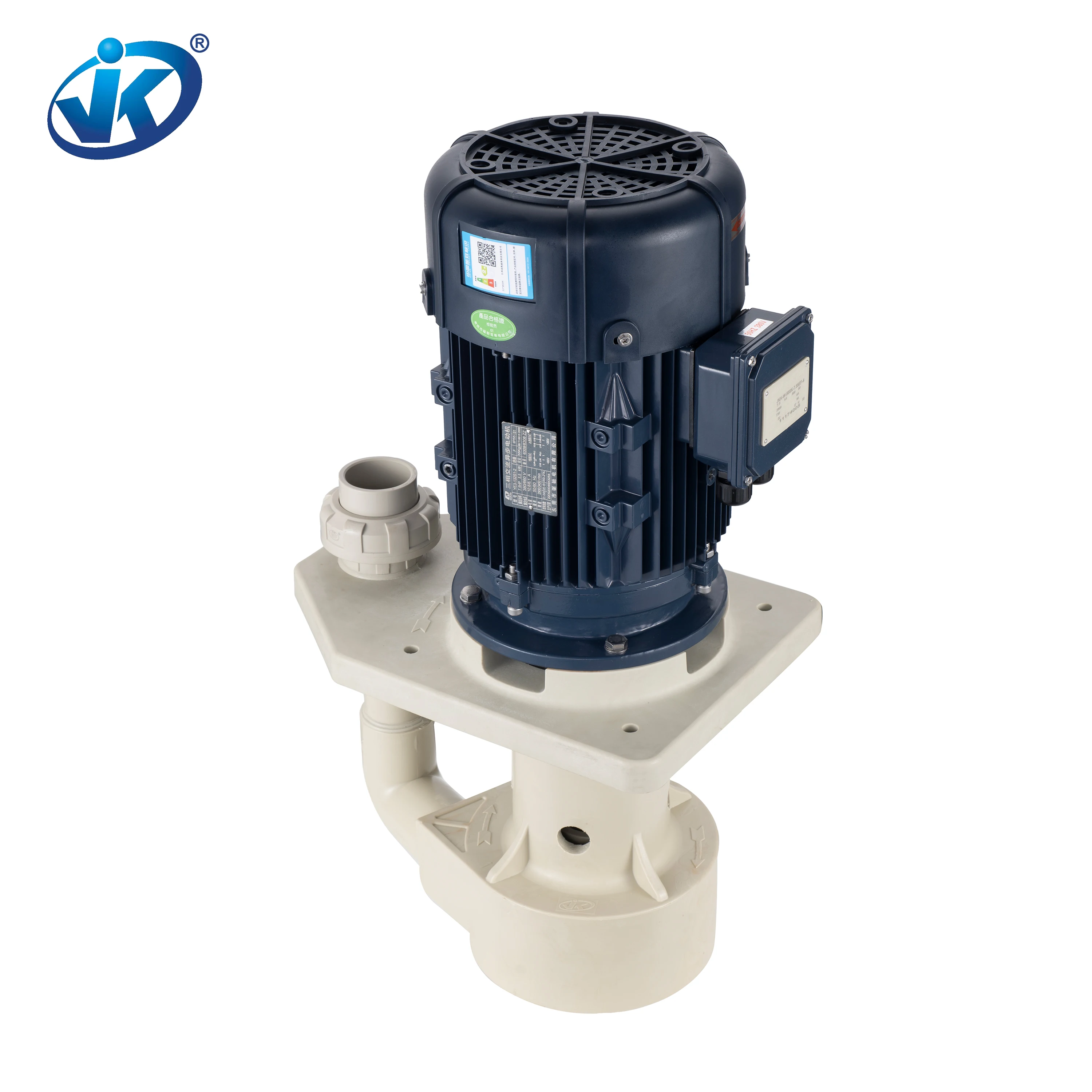 Vertical Centrifugal FRPP Sewage Submersible Water Hydrochloric Etching Acid Vertical Pump