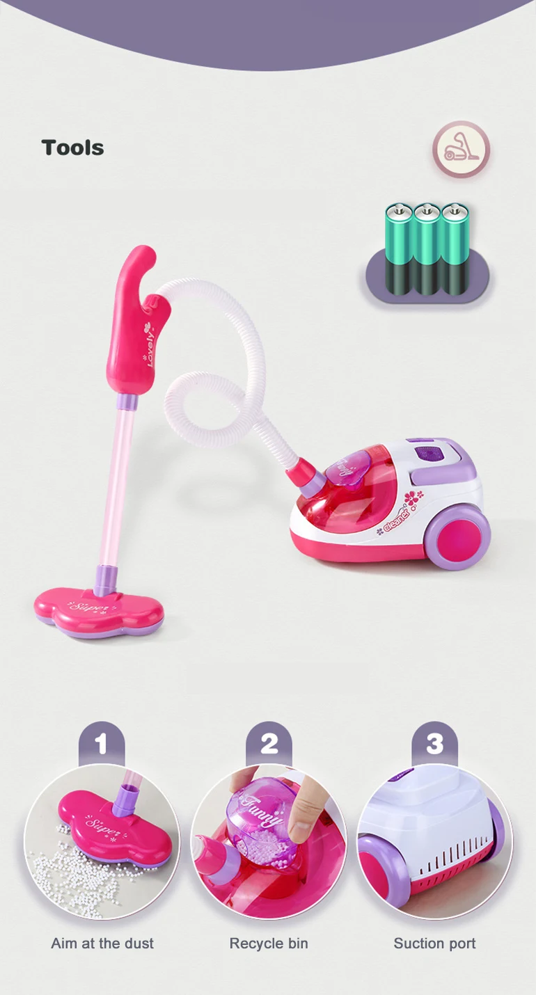 2023 Hot Sell Cleaning Toys Set Cleaning Tool Toys for Kids