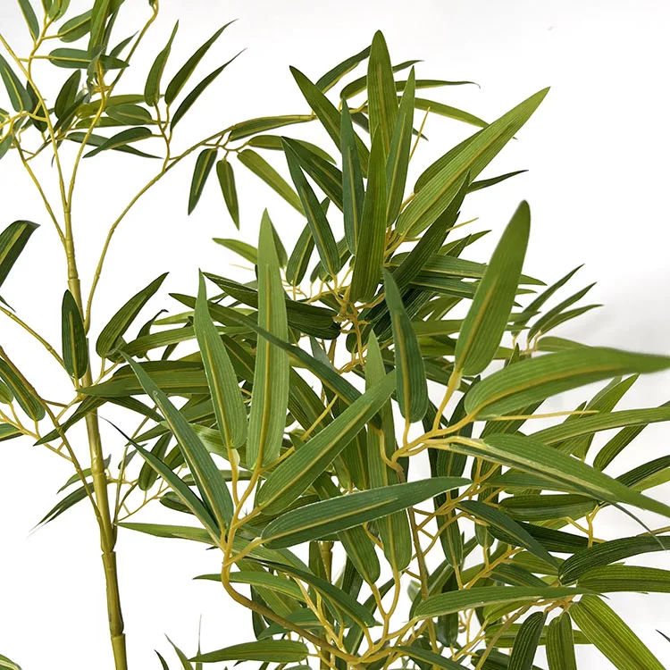 160cm 5.5ft Detachable Artificial bamboo Tree For Indoor outdoor Office Decor Custom Removable faux Potted Plants Trees