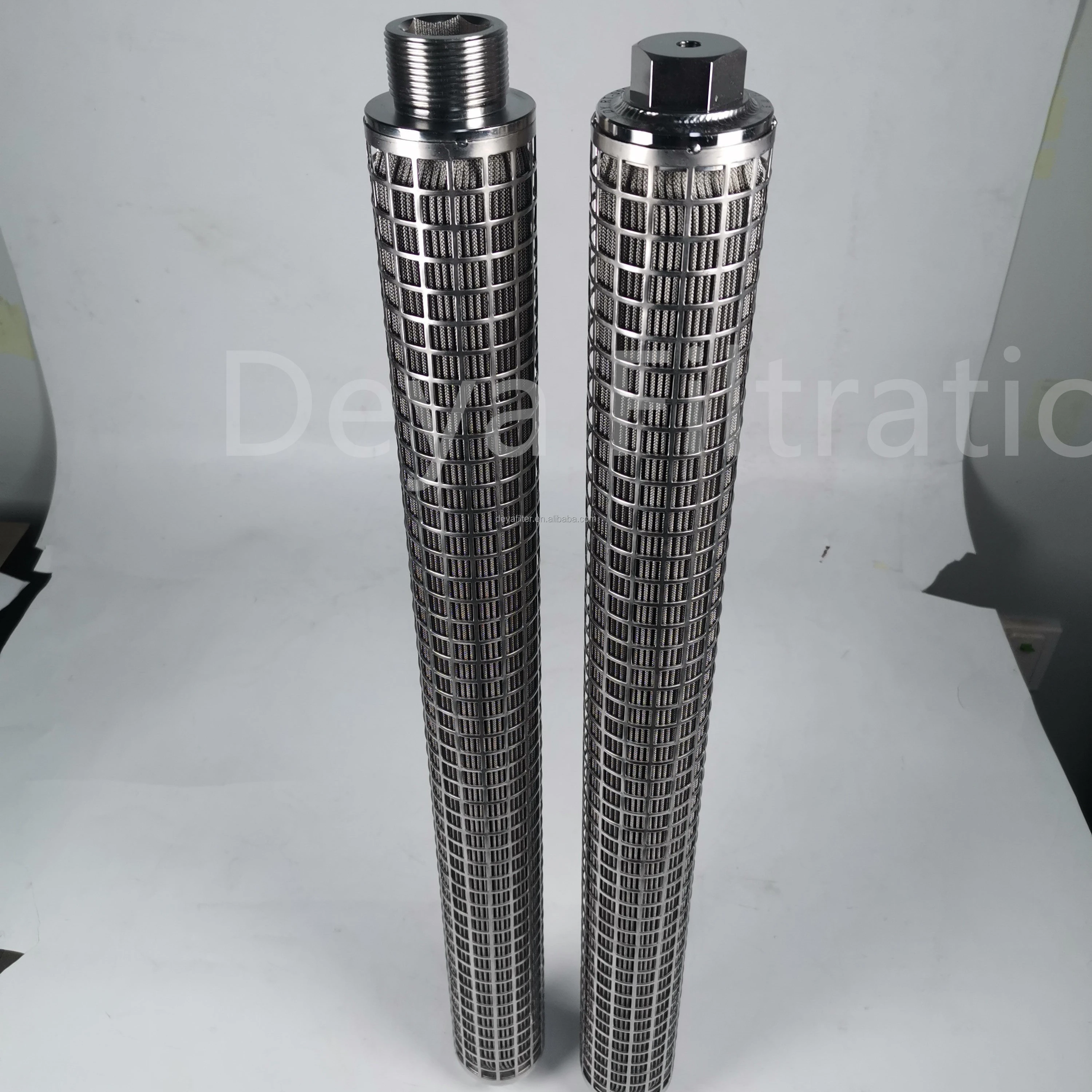 20 micron metal fiber sintered felt pleated filter element for continuous polymer candle filter