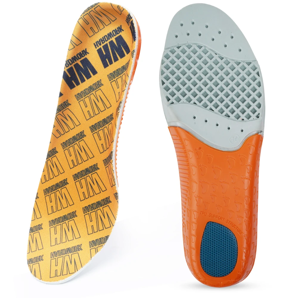 S-King Sports Soles for Men and Women Shock Absorption Cushioning Sports Comfort Inserts Breathable Running Insoles