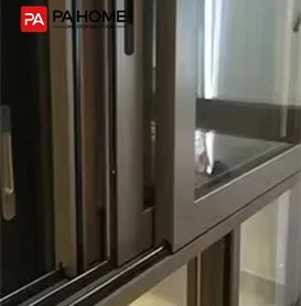 PA waterproof aluminum storm windows for houses black aluminum sliding windows