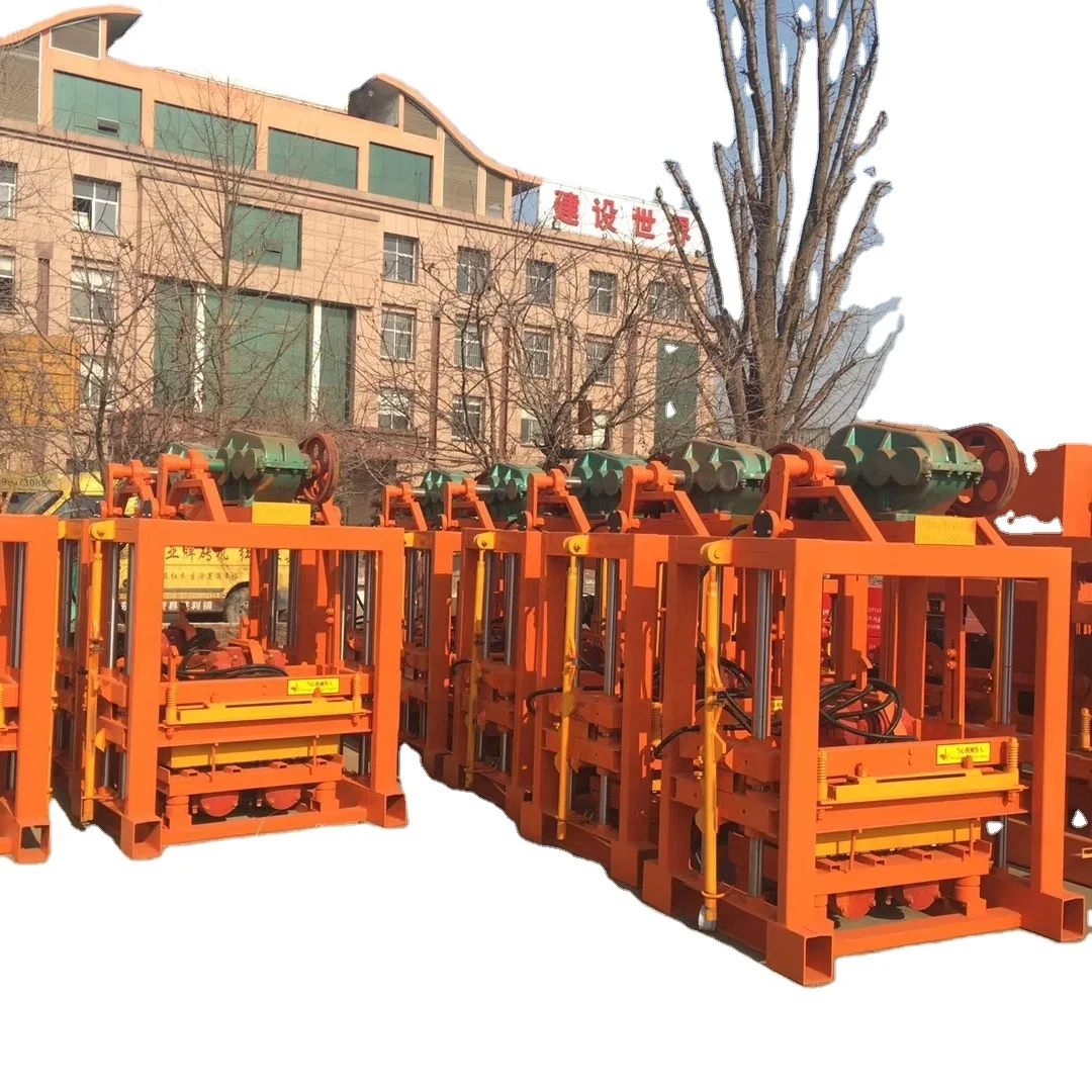 QTJ4-40 small fixed portable concrete block making machine,cement block machine, paver block machine
