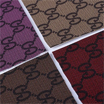 Factory Wholesale Letter-Printed Leather Fabric Stretch Cloth Sole Pvc Leather Suitcase Decoration Belt Leather
