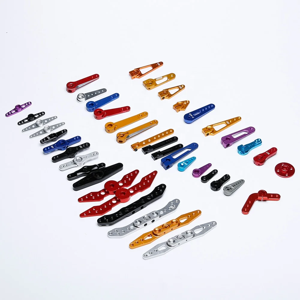OEM Factory Aluminum Alloy 20T/23T/24T/25T Servo Saver Arm Horn for RC Car Crawler Large Torque Digital Coreless Servo parts