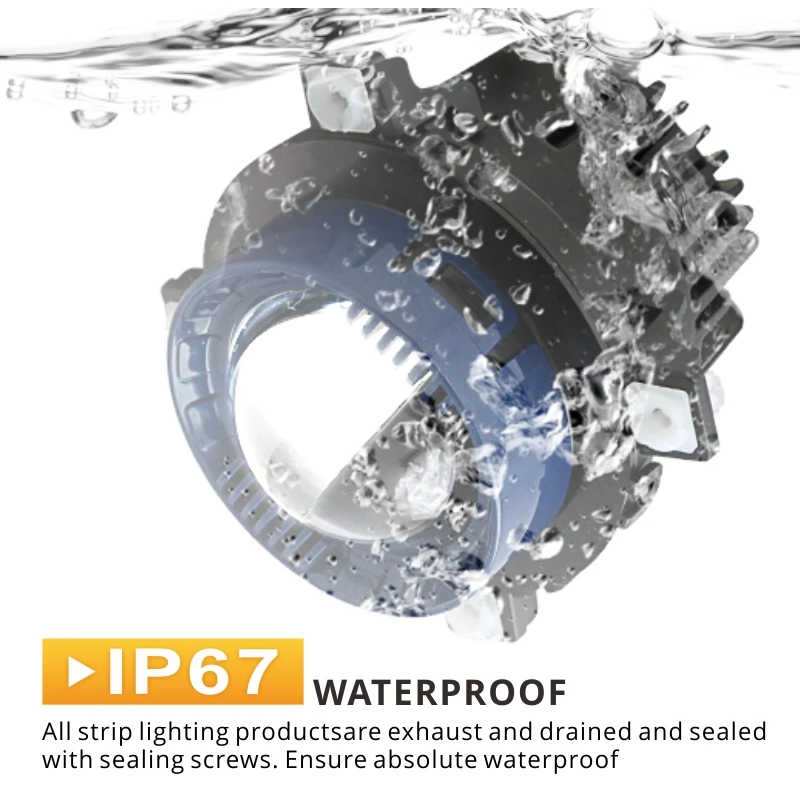 TUFF PLUS 90mm Project Led Headlight Hi Low Beam With Position Light Ece R112 Certification