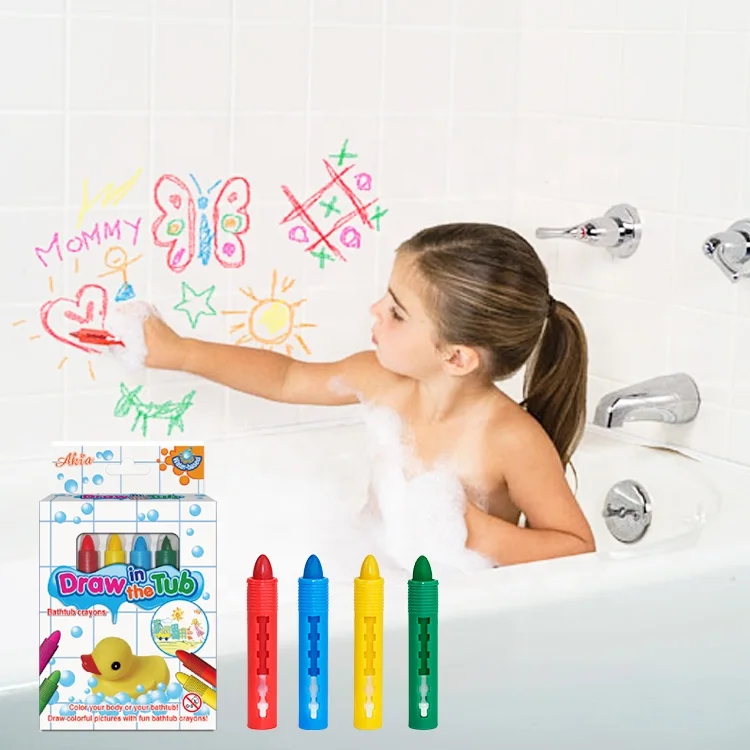 Коробка для мелков для детей, моющаяся цветная восковая ванна, объемная краска для лица, нетоксичный набор карандашей с частной этикеткой