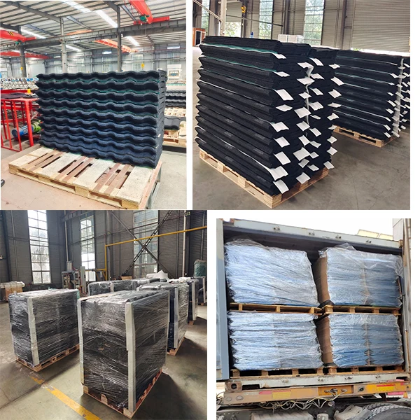 0.3mm Thick Fiber Cement Roofing Sheet Artificial Synthetic Thatch Installed With Roofing Accessories