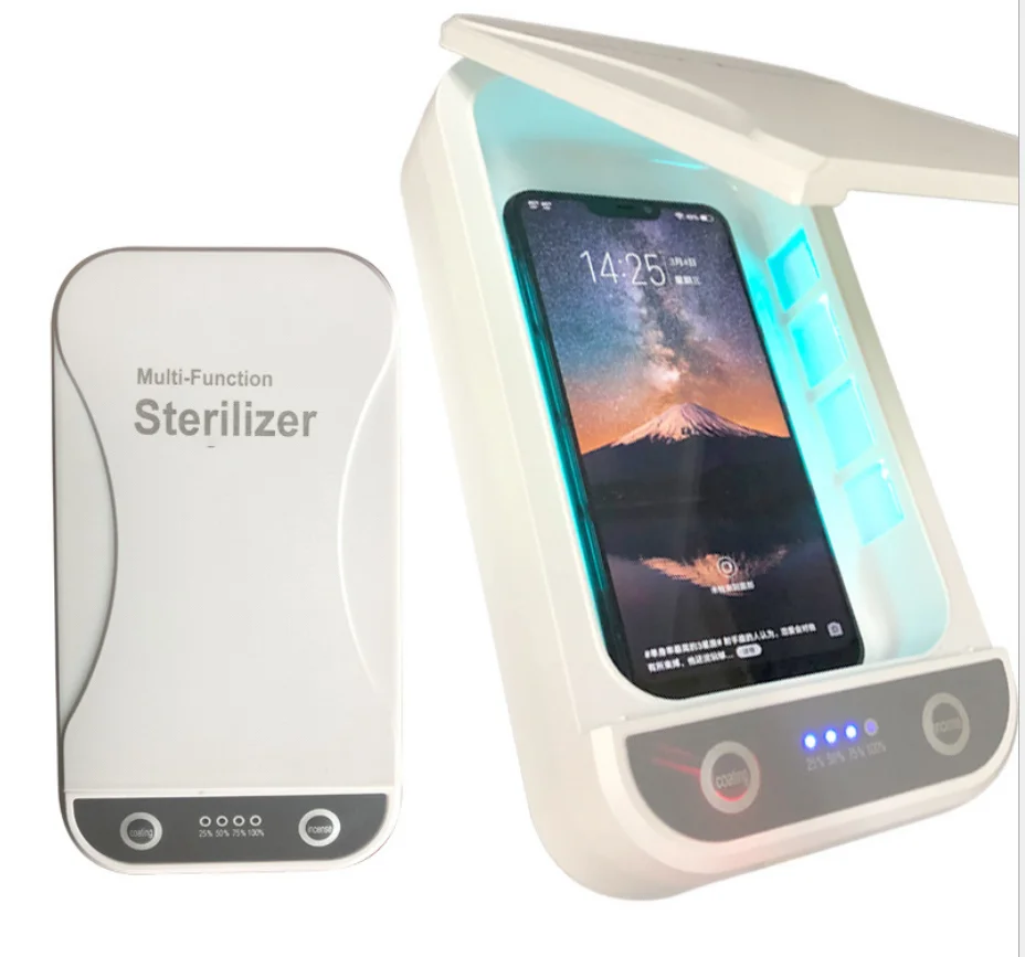 Dropshipping Multi-functional sterile uv light mobile phone disinfection box