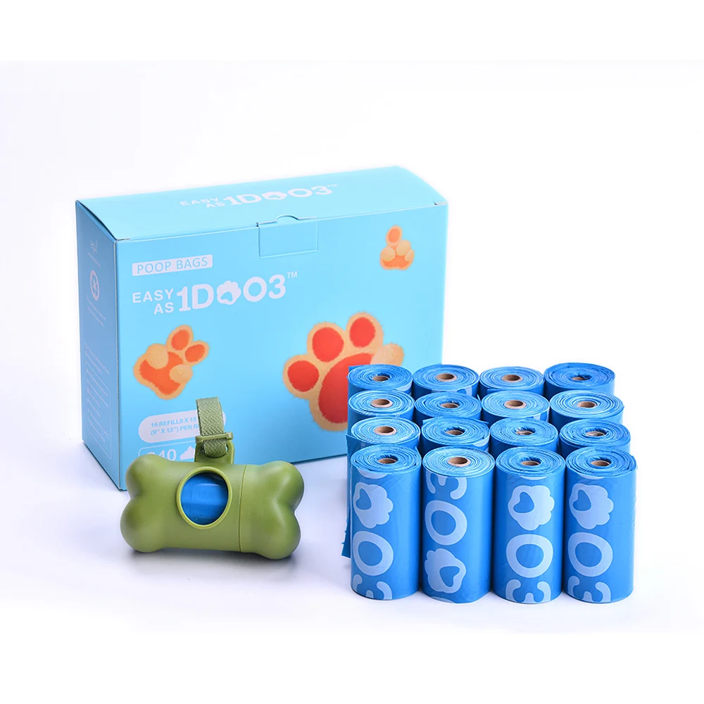 Bio Compostable Dog Cat Poop Bag Biodegradable Bag For Dog Poop