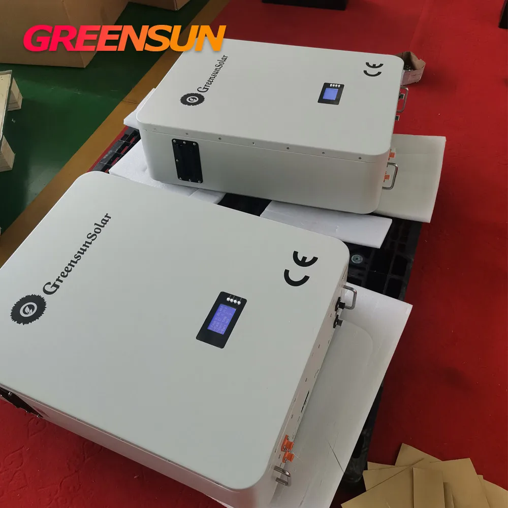 Greensun Batteries Solaires Lifepo4 Power Wall 48v 10kw 20kwh Lithium Iron Phosphate Battery 200ah for Home System