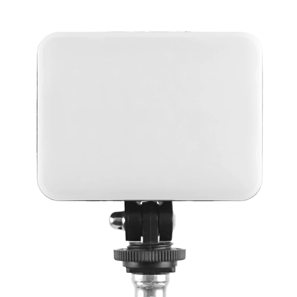 RGB Battery rechargeable video conference light customized logo photo lighting for mobile phone professional audio video light