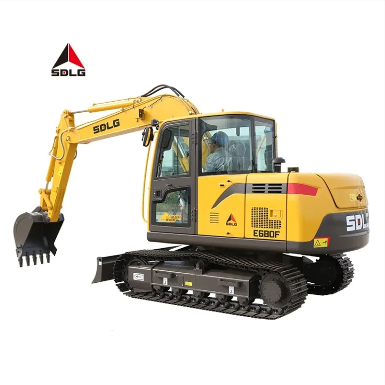 SDLG E680F mini excavator machine mini diggers 1.8t durable mini excavator 2 ton digger for sale excavator price