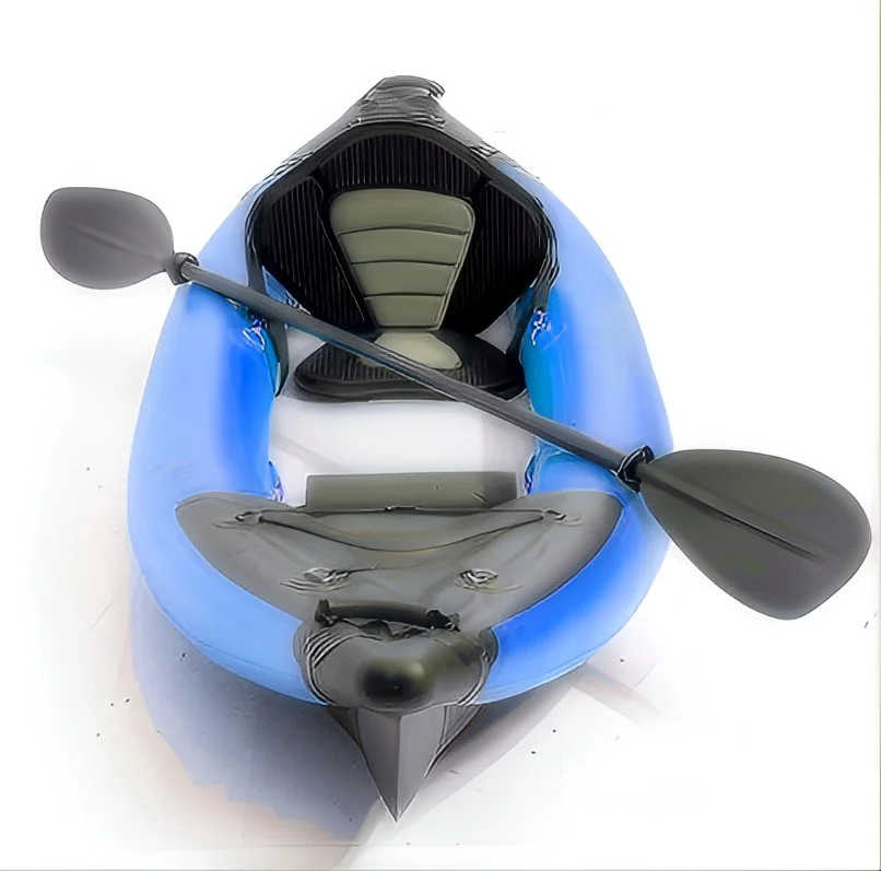 Wholesale Price  Inflatable Kayak 3 Person Inflatable Kayak Paddle Inflatable Foot Drive 2 Person Kayak