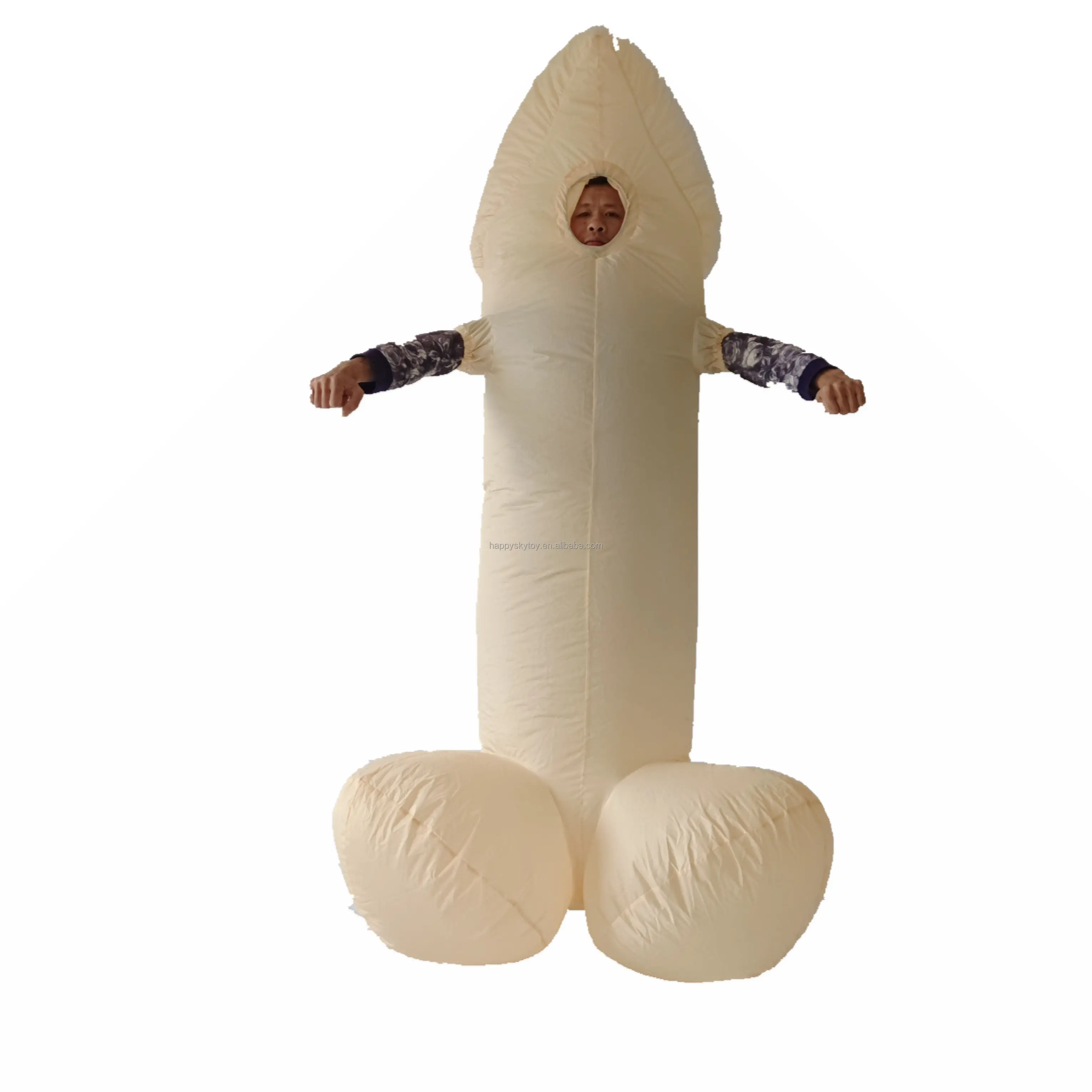 Halloween dressing funny costumes party cosplay in stock hot sale wholesale inflatable costumes for adults