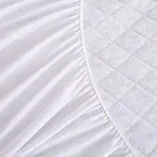 Quilted Bamboo Terry Fabric Polyester Filling Bamboo Mattress Protector,Reinforced Waterproof Mattress Cover