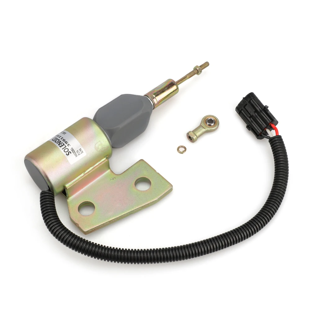 3991168 соленоид отключения топлива для Hyundai R130-5 R130, 24 В, остановка двигателя для экскаватора Cummins 4BT