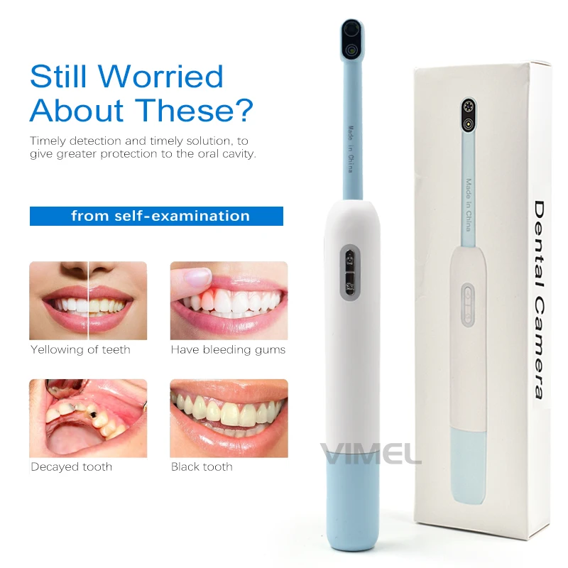 New In 2.0M pixel wireless intra oral tooth endoscope dental borescope waterproof wifi dental mirror camera image System