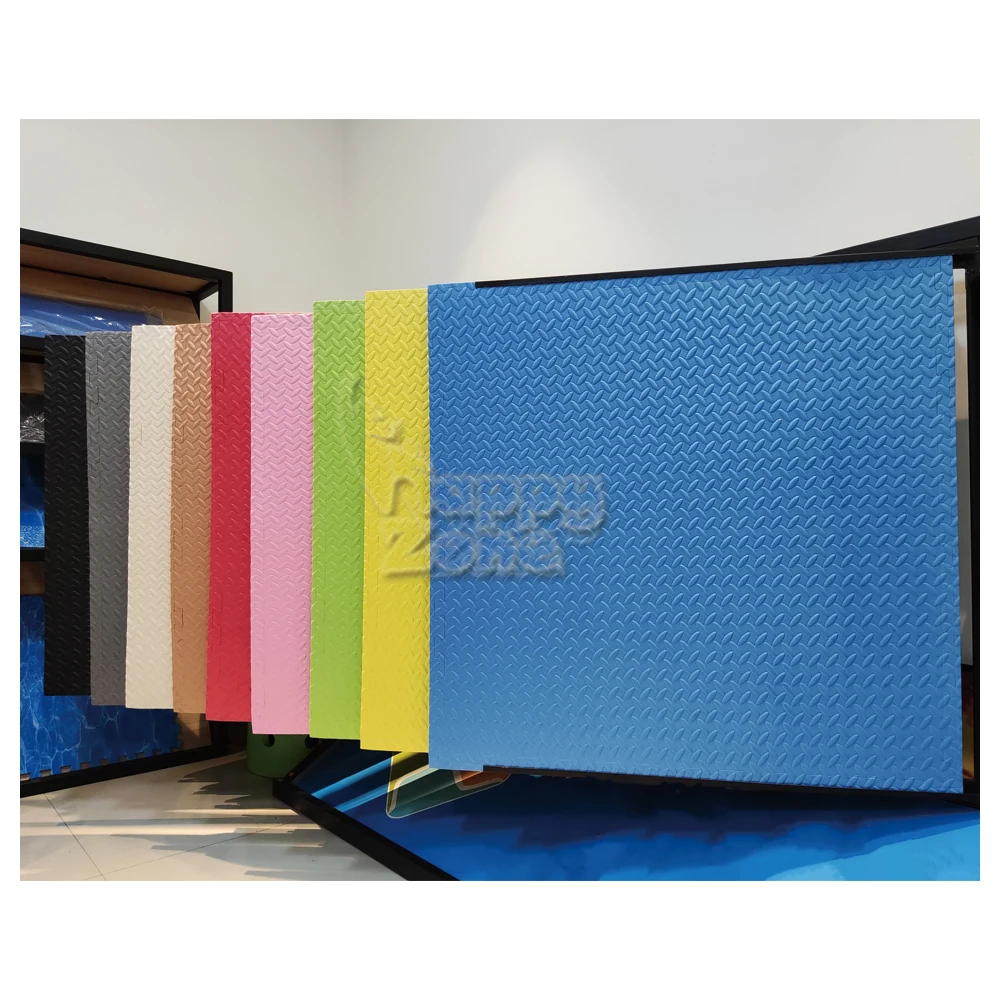 EU standard kids indoor soft play area Safety Interlocking EVA flooring mat for indoor playground use