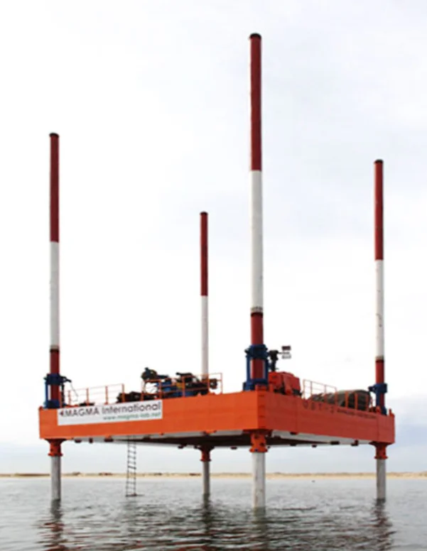 Customizable Modular Geotechnical Equipment Transport Material Commercial Work Aluminium Boat Offshore Barge