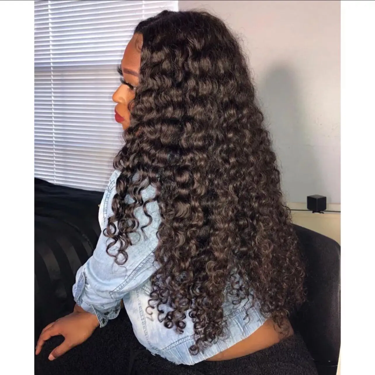 New Arrival Virgin Cambodian Human Hair Wigs For Black Women, Cambodian Loose Deep Wavy Curly Human Hair Lace Front Wigs 5*5 HD