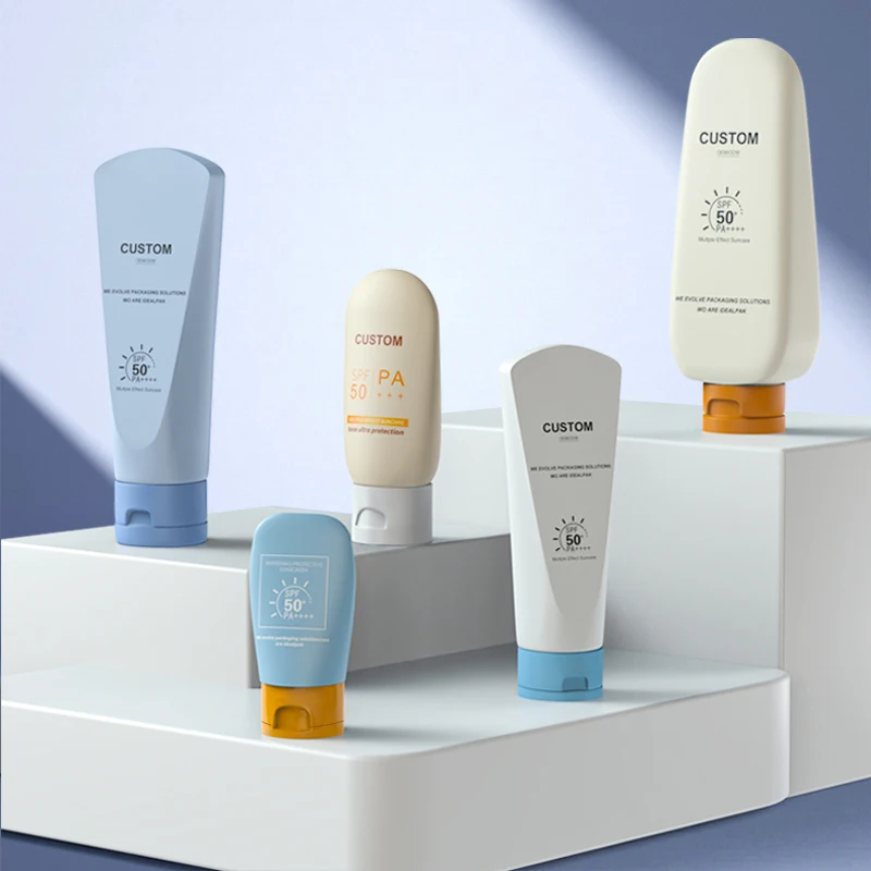 Plastic soft empty 8oz 150ml 200ml  body lotion hair care skin care tubes shampoo lotion transparent cosmetic tube packaging