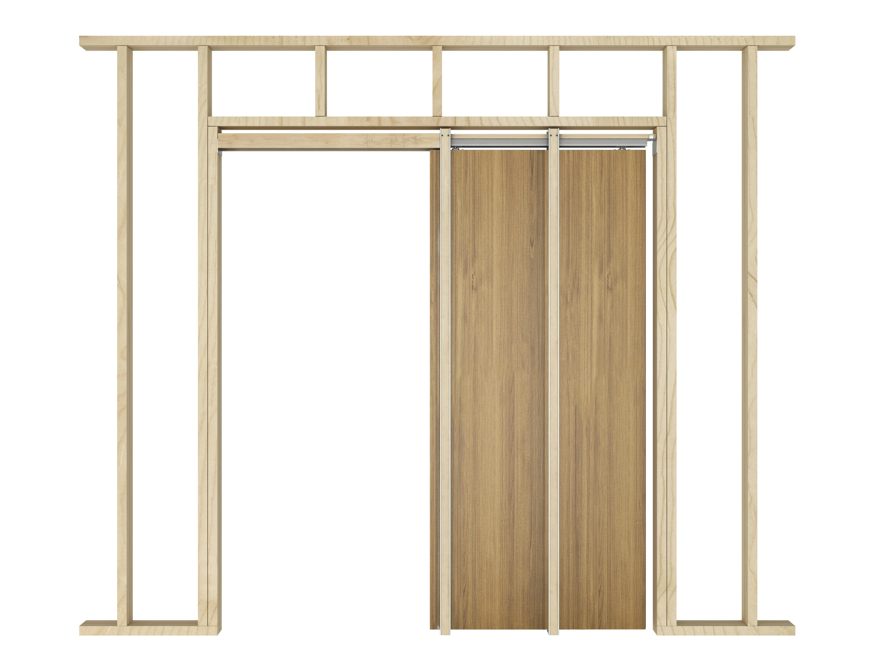 Factory Wholesale Pocket Door Sliding System Custom Door Sliding Hardware Kits
