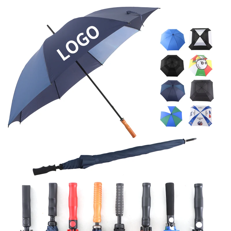 Double Canopy Vented Sunproof Waterproof Umbrella Mechanisms G4Free Ultimate Golf Umbrella