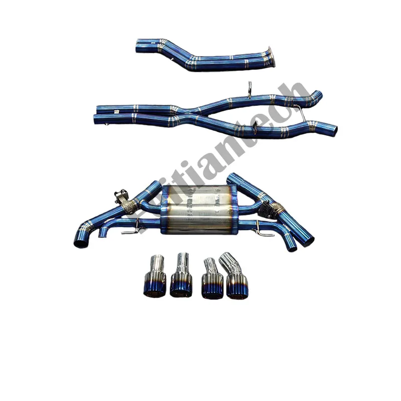 OEM клапан Catback выхлопная система для BMW X3M/X4M F97/F98 3 0 T 2019-2022 гоночный спортивный автомобиль из титанового сплава труба глушитель
