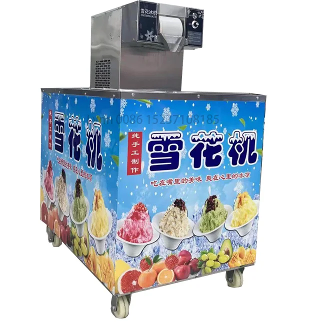 Korean Commercial Quick Ice Maker machine bingsu Milk Snow Ice Shaving Machine Snow Ice Bingsu Making Machine