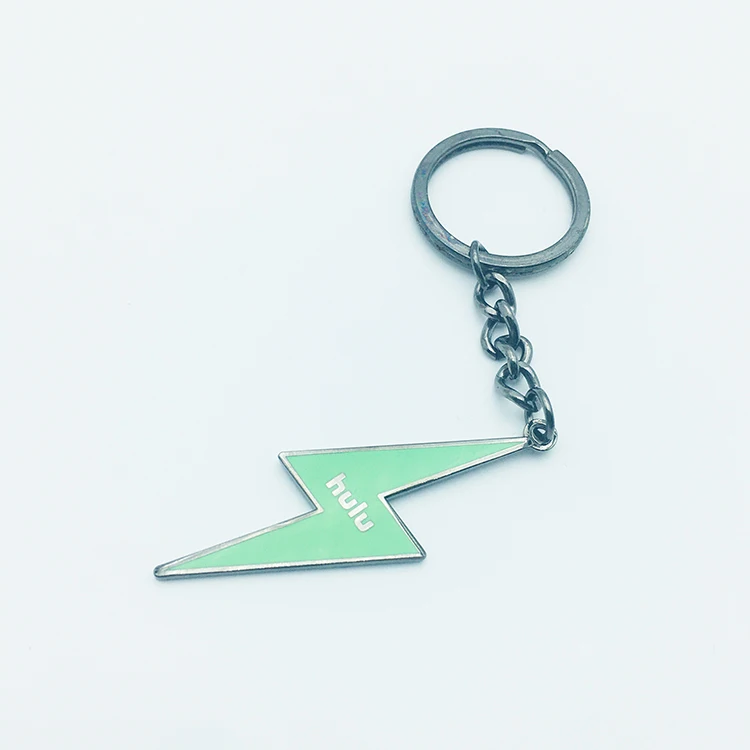 Cheap Price Different Shape Custom Keychain Keyring With Metal Ring