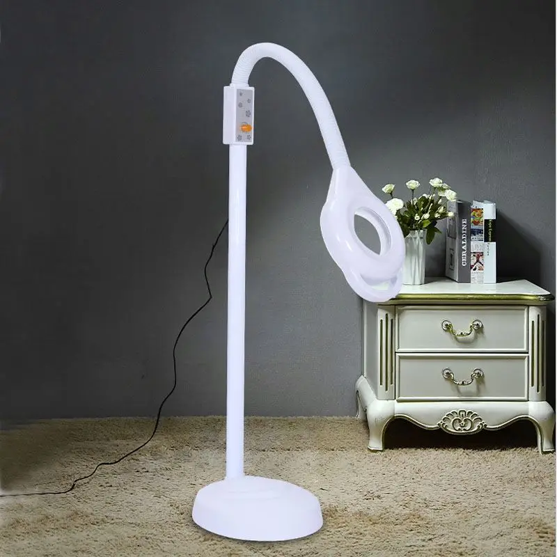 Desk lamp Stand Floor Lamp for beauty salon sewing craft Lash Facials dimmable magnifying lamp magnifying glass with light
